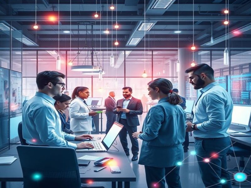 {"prompt":"A conceptual illustration of a high-tech company acquisition, showing diverse engineers, researchers, and managers collaborating inside a modern technology workspace, glowing data streams and abstract knowledge networks flowing between people, symbolizing human capital, tacit knowledge, innovation, and the transfer of technological capabilities, realistic digital art style, professional and corporate atmosphere.","originalPrompt":"A conceptual illustration of a high-tech company acquisition, showing diverse engineers, researchers, and managers collaborating inside a modern technology workspace, glowing data streams and abstract knowledge networks flowing between people, symbolizing human capital, tacit knowledge, innovation, and the transfer of technological capabilities, realistic digital art style, professional and corporate atmosphere.","height":768,"seed":42,"model":"flux","enhance":true,"negative_prompt":"undefined","nofeed":false,"safe":false,"quality":"medium","image":[],"transparent":false,"audio":false,"width":768,"has_nsfw_concept":false,"concept":{"special_scores":{"0":0.3490000069141388,"1":-0.12600000202655792,"2":-0.1509999930858612},"special_care":[[0,0.3490000069141388]],"concept_scores":{"0":-0.11599999666213989,"1":-0.125,"2":-0.11299999803304672,"3":-0.08900000154972076,"4":-0.10599999874830246,"5":-0.10199999809265137,"6":-0.10400000214576721,"7":-0.09099999815225601,"8":-0.11900000274181366,"9":-0.1459999978542328,"10":-0.11800000071525574,"11":-0.10700000077486038,"12":-0.10700000077486038,"13":-0.12999999523162842,"14":-0.13199999928474426,"15":-0.125,"16":-0.12700000405311584},"bad_concepts":[]},"trackingData":{"actualModel":"flux","usage":{"completionImageTokens":1,"totalTokenCount":1}}}